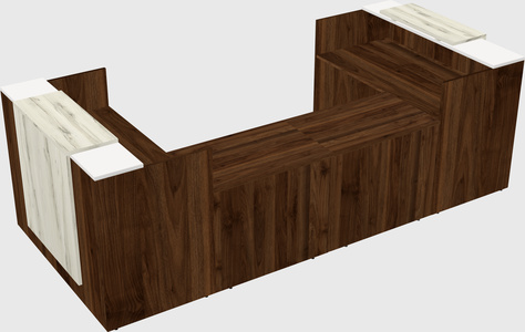 Reception desk u-shape