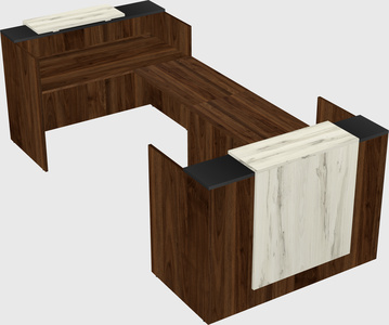 Reception desk u-shape