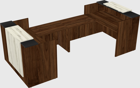 Reception desk u-shape
