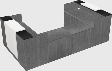 Reception desk u-shape