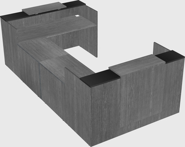 Reception desk u-shape