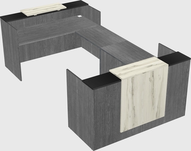 Reception desk u-shape
