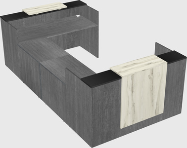 Reception desk u-shape