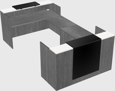 Reception desk u-shape