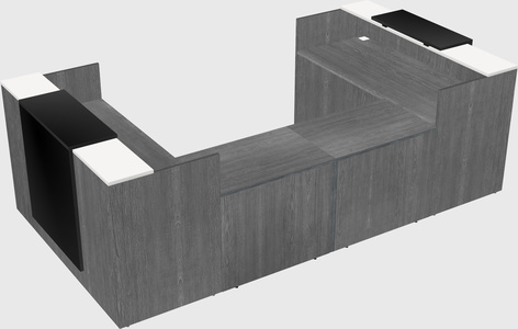 Reception desk u-shape