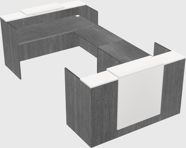Reception desk u-shape