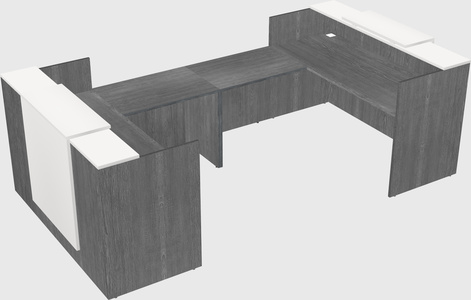 Reception desk u-shape