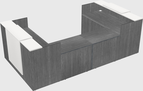 Reception desk u-shape