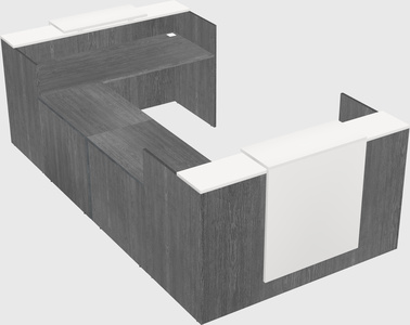 Reception desk u-shape