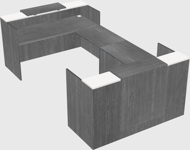 Reception desk u-shape