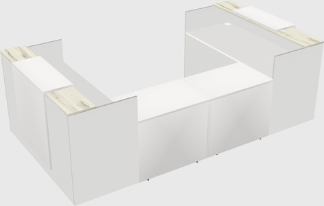 Reception desk u-shape