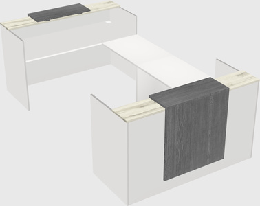 Reception desk u-shape