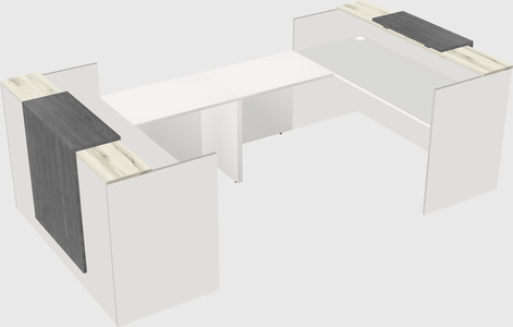 Reception desk u-shape