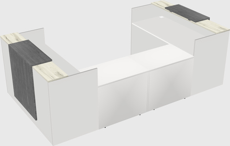 Reception desk u-shape