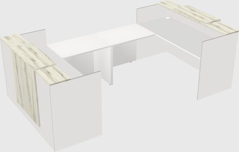 Reception desk u-shape