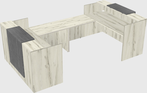 Reception desk u-shape