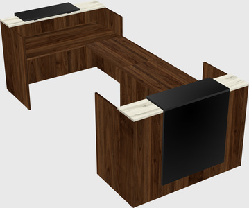 Reception desk u-shape