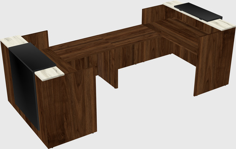 Reception desk u-shape