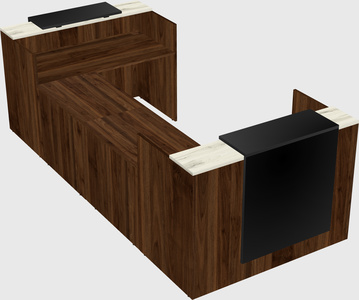 Reception desk u-shape