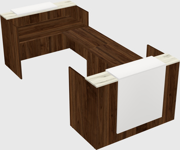 Reception desk u-shape