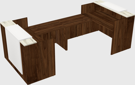 Reception desk u-shape