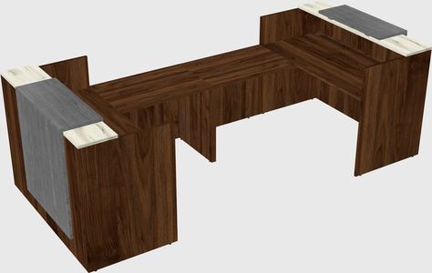 Reception desk u-shape