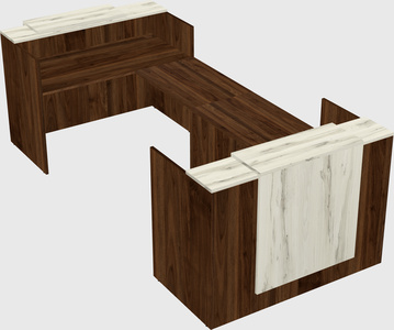 Reception desk u-shape