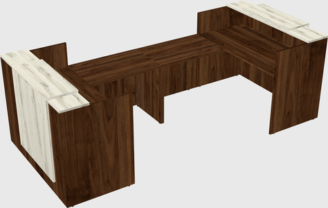 Reception desk u-shape