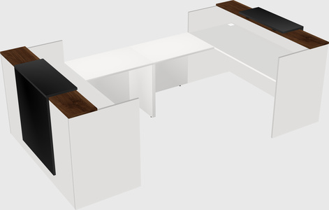 Reception desk u-shape