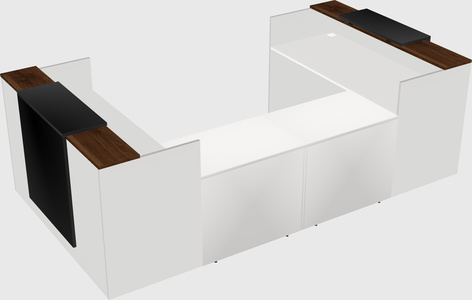 Reception desk u-shape