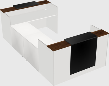 Reception desk u-shape