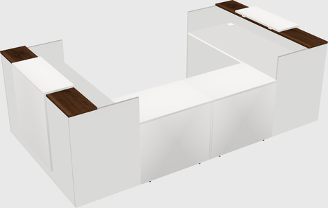 Reception desk u-shape