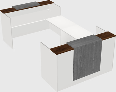 Reception desk u-shape