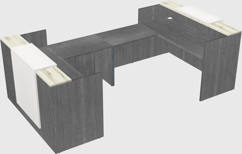 Reception desk u-shape