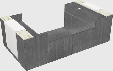 Reception desk u-shape