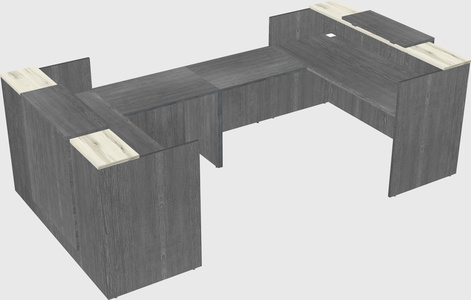 Reception desk u-shape