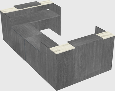 Reception desk u-shape