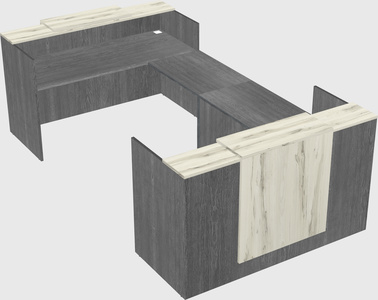 Reception desk u-shape