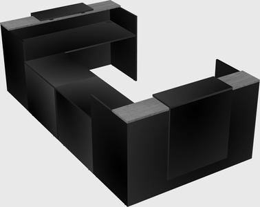 Reception desk u-shape