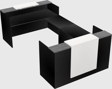 Reception desk u-shape