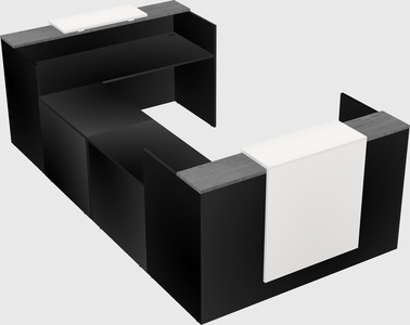 Reception desk u-shape