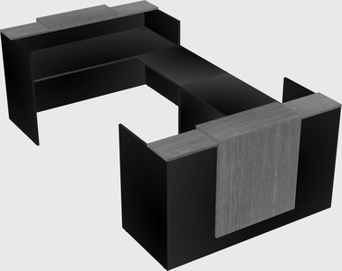 Reception desk u-shape