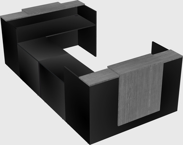 Reception desk u-shape