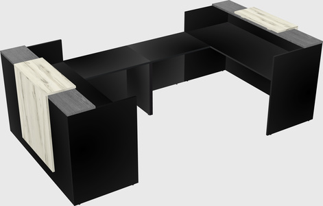 Reception desk u-shape