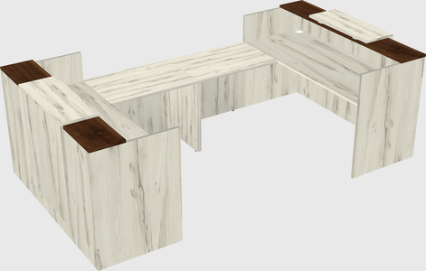 Reception desk u-shape