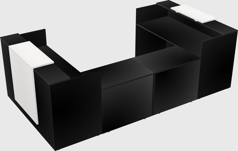 Reception desk u-shape
