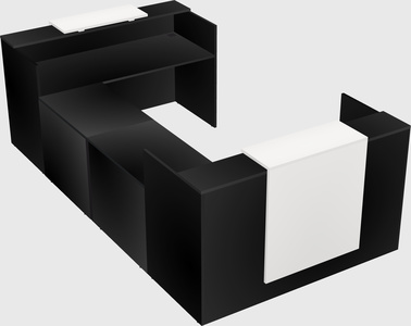 Reception desk u-shape
