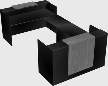 Reception desk u-shape