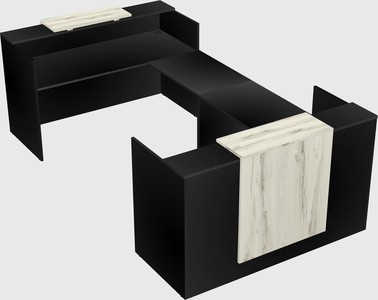 Reception desk u-shape