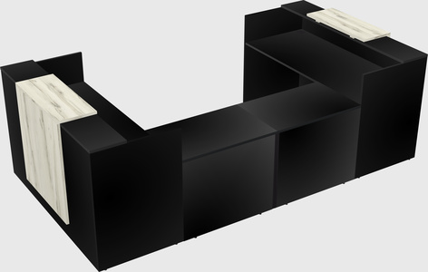 Reception desk u-shape